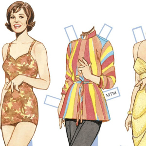 🎎Free Kids Printable Paper Dolls: Classic TV Moms