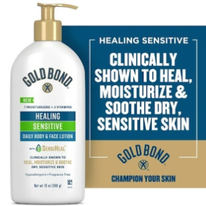 ☀️Free Sample Gold Bond Healing Sensitive Skin Lotion