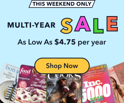 ⛵️Multi-Year Magazine Sale (Starting at $4.75/Year)