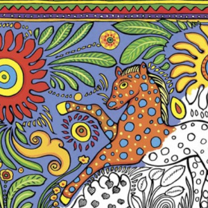 🌞Free Printable Adult Coloring: Mexican Folk Art