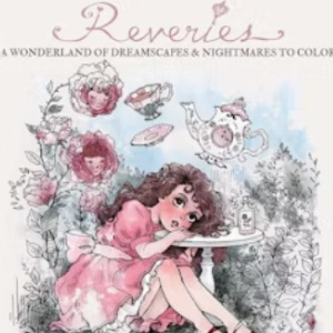 ♟️Free Printable Adult Coloring: Reveries - A Wonderland of Dreamscapes and Nightmares to Color