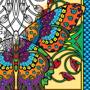 
🦋Free Printable Adult Coloring: Fantasy Butterflies
