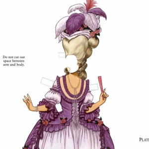 🎎Free Kids Printable Paper Dolls: Marie Antoinette
