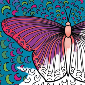 🦋Free Printable Adult Coloring: Beautiful Butterfly Designs