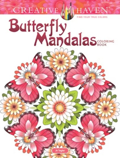 🦋Free Printable Adult Coloring: Butterfly Mandalas
