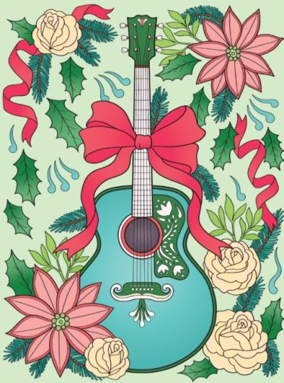 🤠Free Printable Adult Coloring: Country Western Christmas