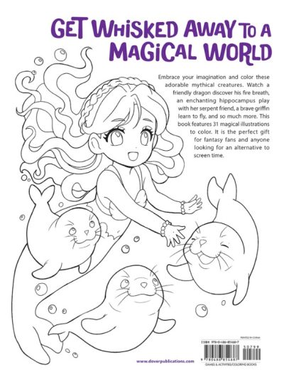 🐲Free Kids Printable: Cute Fantasy Creatures (ages 6-10)