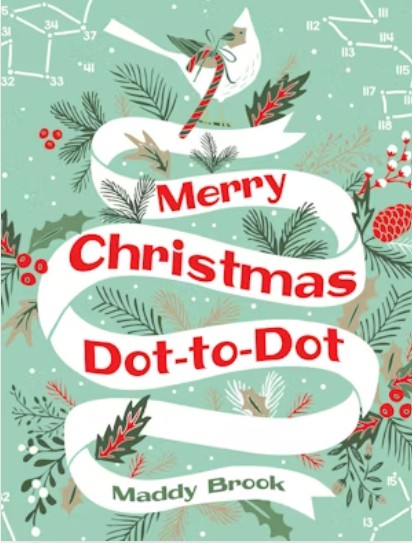 🐦Free Christmas Printable Adult Coloring: Merry Christmas Dot-to-Dot