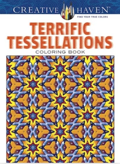🔹Free Printable Adult Coloring: Terrific Tessellations